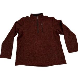 Woolrich Men’s pullover zip maroon sweater size L. Excellent condition.